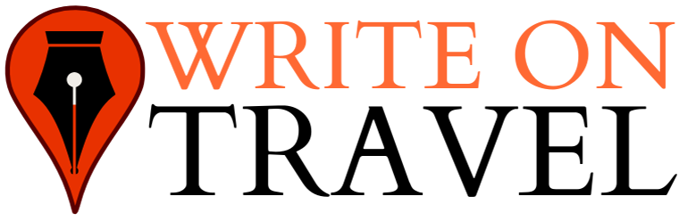 Write On Travel logo orange